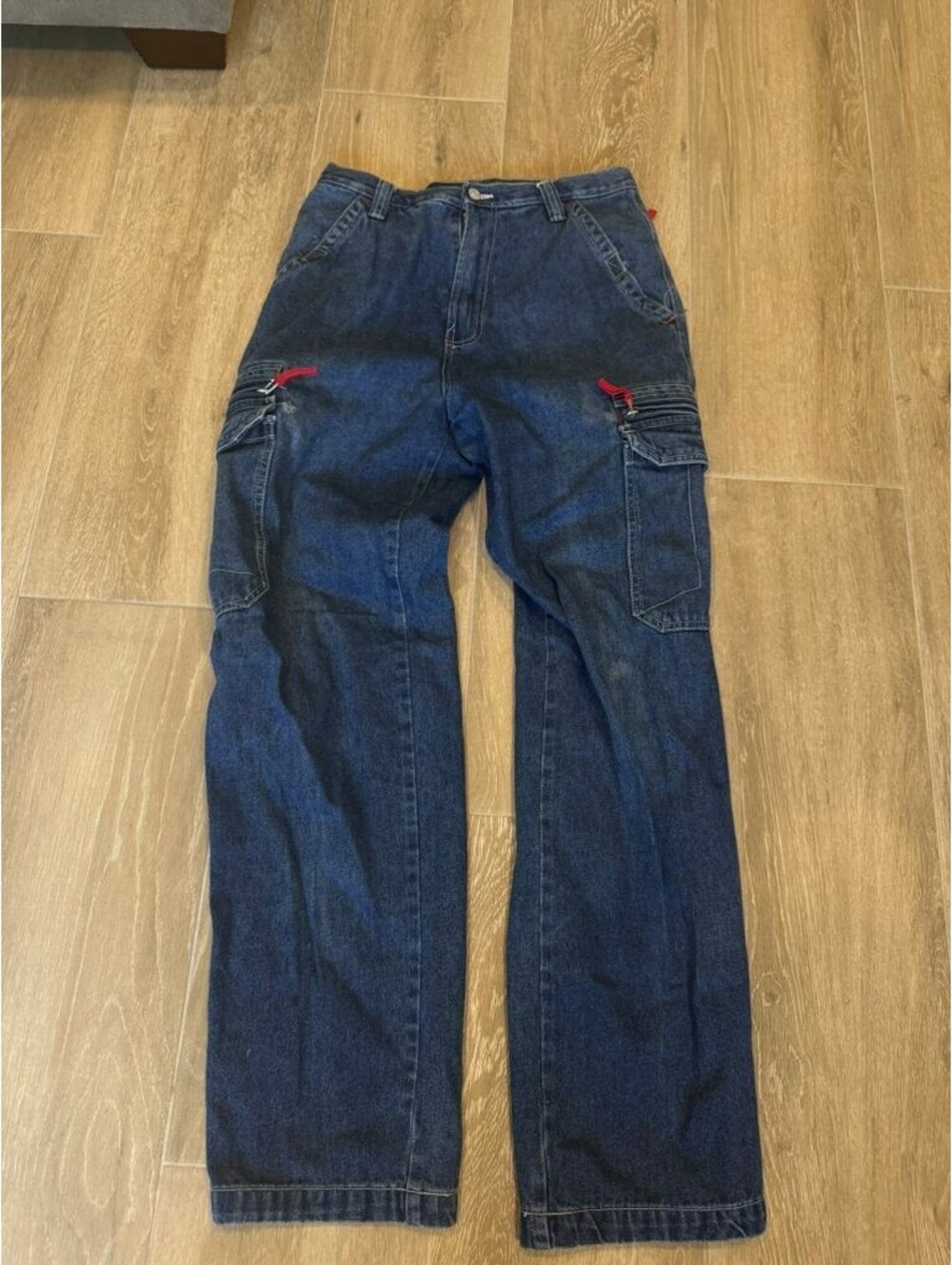 Faded Glory Cargo Jeans Mens 32x34 Y2K Convertible Zip Off